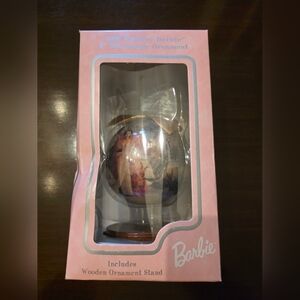 Barbie 1997 Holiday Barbie Keepsake Ornament with Stand
